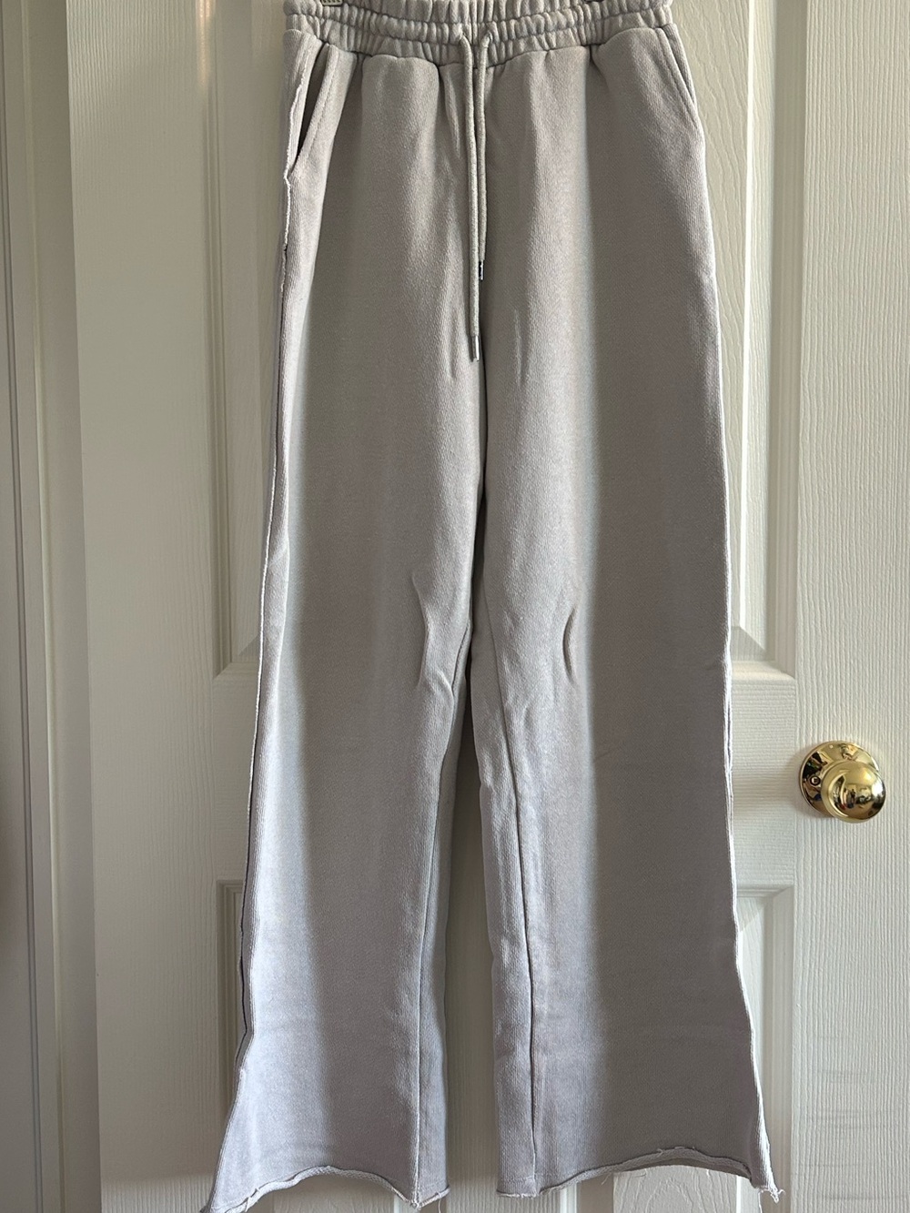 garage wide leg sweats